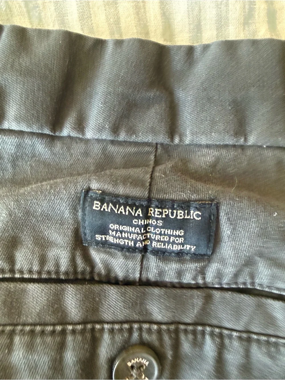 Banana Republic Dark Gray Men's Chino Pants